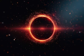 Obraz premium Sparkling Space Travel Through Glitter Portal