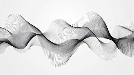 Abstract lines waves design
