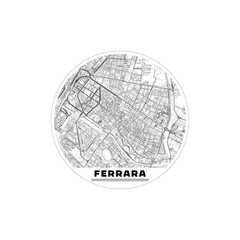 Ferrara vectorial map