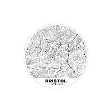 Bristol vectorial map