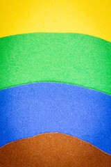 Multicolor background from a paper of different colors