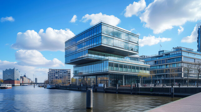 Germany Hamburg office building Dockland