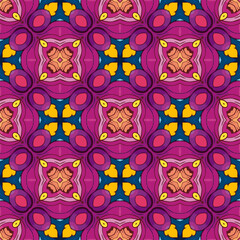 flower pattern abstract geometric indian block print