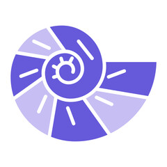 Spiral Shell Icon of Seasonal iconset.