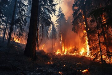 Wildfires in British Columbia Greece and Chile