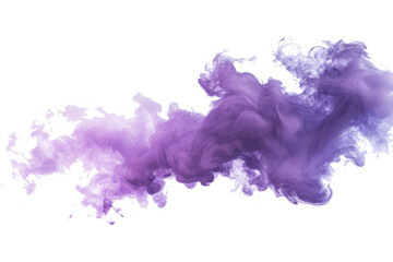 flowing violet clouds of fog or steam with shimmer - obrazy, fototapety, plakaty