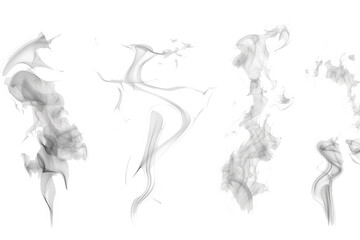 Smoke air motion effect,realistic of abstract wind flows - obrazy, fototapety, plakaty