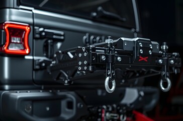 Enhance Your Jeep Wrangler - Trailer Hitch Attachment for Off-Road Adventures on Amazon