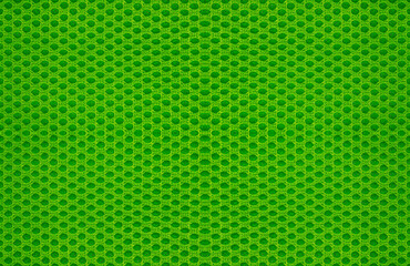 Closeup Green color fabric texture