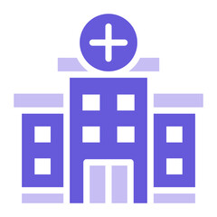 Obraz premium Hospital Icon of Health Checkup iconset.