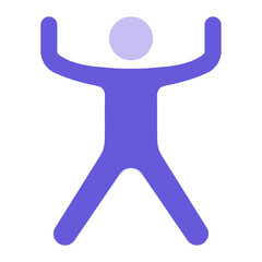 Jumping Jack Icon of Workout App iconset.