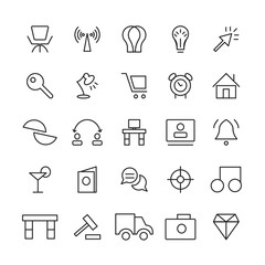 Office Computer IT and technology icon set