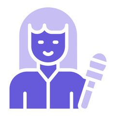 Woman Anchor Icon of Housekeeping iconset.