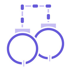 Handcuffs Icon of Crime and Law iconset.