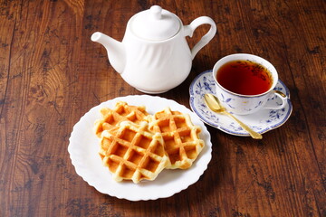 ベルギーワッフル　ティータイム