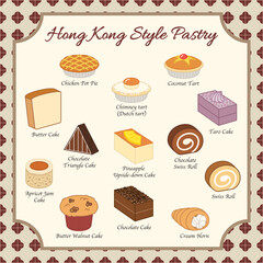 Hong Kong Style Pastry