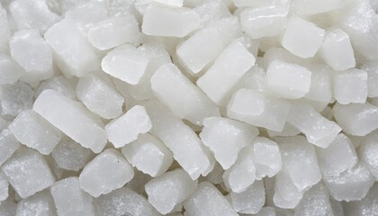 Fototapeta na wymiar A pile of white sugar cubes