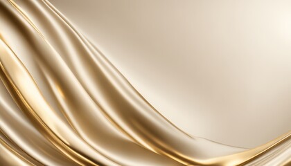 A gold curtain with a white background