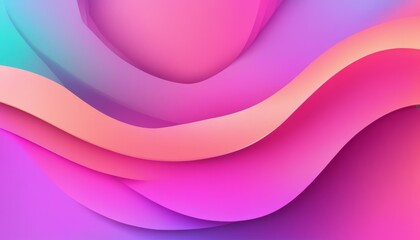A colorful abstract artwork with pink and purple hues