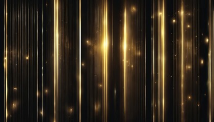 A row of golden lights