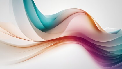 A wave of colorful liquid