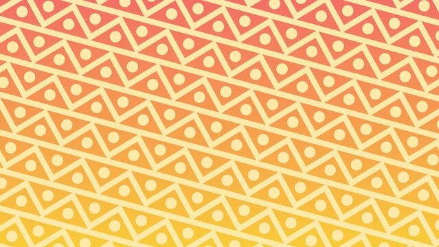 Gradient Orange Geometric Background