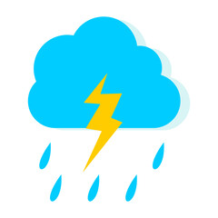 cloud and lightning 