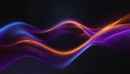 A colorful abstract artwork of swirling lines and curves