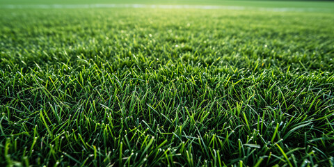 Obraz premium Fresh green grass for football sport