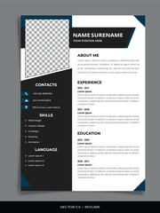 Professional Vector Resume/CV templates