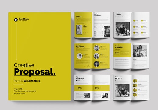 Business Proposal Template Layout