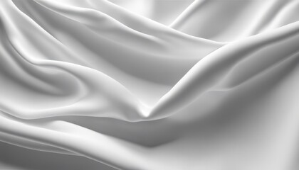 Fototapeta premium A white cloth with waves in it