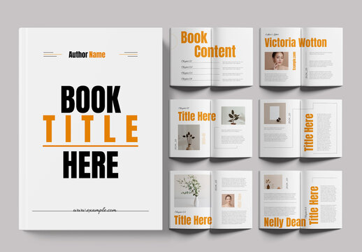 Book Template Layout