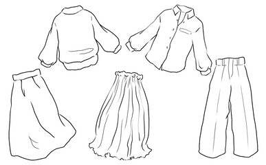 set of clothes