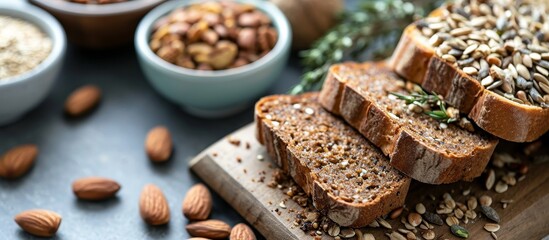 Deliciously Healthy Nuts, Seeds, and Bread: A Nutritious Trio Packed with Healthy Goodness
