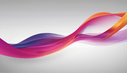 Naklejka premium A colorful wave of light