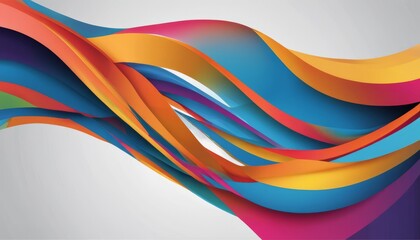 Colorful swirling abstract design