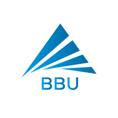 BBU Letter logo design template vector. BBU Business abstract connection vector logo. BBU icon circle logotype.
