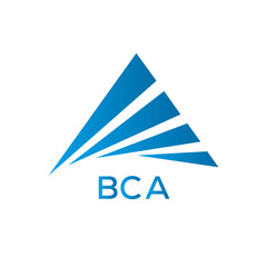 BCA Letter logo design template vector. BCA Business abstract connection vector logo. BCA icon circle logotype.
