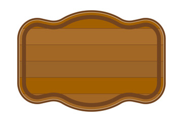 wooden board made of wood cartoon stock vector illustration