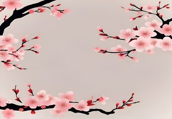 Simple Cherry Blossom Banner