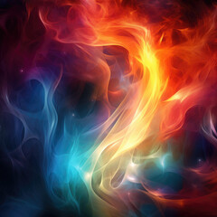 Fototapeta premium abstract background with flames