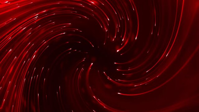 Neon line Twirl red color Background Animation. Abstract neon line  Background. 