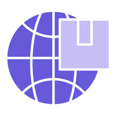 Worldwide Shipping Icon of ECommerce iconset.