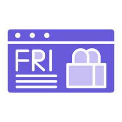 Friday Sale Icon of ECommerce iconset.