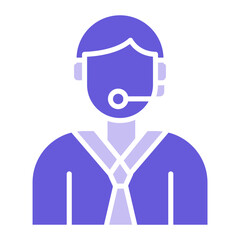 Customer Service Agent Icon of ECommerce iconset.