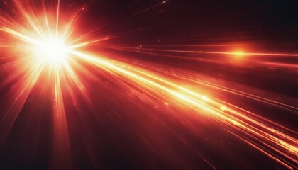 Obraz premium A bright orange and red explosion