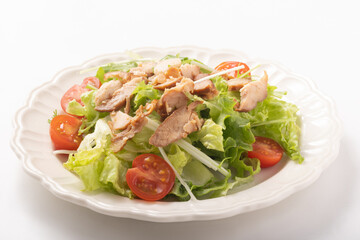 鶏チャーシュー　サラダ