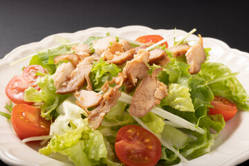 鶏チャーシュー　サラダ