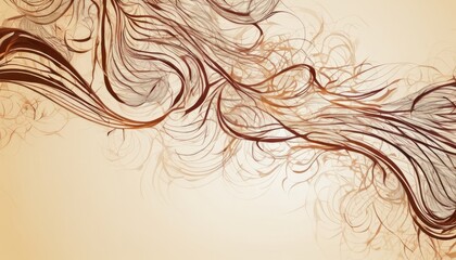 Fototapeta premium A brown and orange abstract artwork